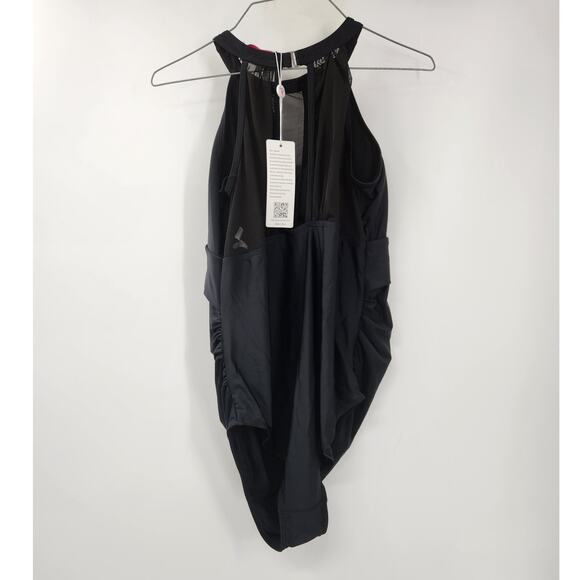 MAACIE Black One Piece Maternity Swimsuit Womens Size Large L *NWT - Picture 2 of 4